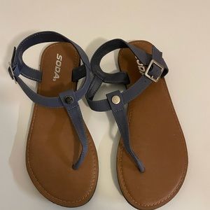 Blue Sandals NWOT